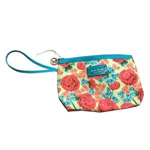 Jacki Design Miss Cherie Clutch Wallet Rose Floral Flower Hyacinth 8" x 5.5"